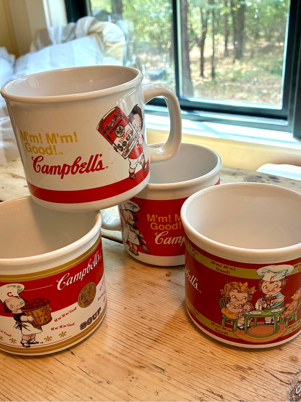 Vintage Campbells soup mugs set of 4